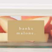 シンプルキッズレインボー防水名 ラベル (貼付)