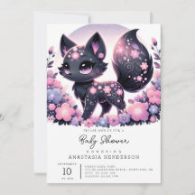 シンプルキツネ威厳のあるベイビーシャワー