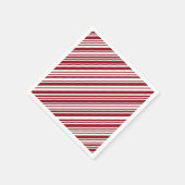 シンプルキャンディストライプー スタンダードカクテルナプキン (角)