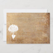 シンプルキャンバスメイソンジャー結婚式招待状 招待状 (裏面)