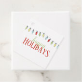 シンプルキュートカスタムホリディクリスマステンプレート フェイバータグ (インサイチュ)