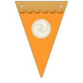 シンプルキュートカボンプキンパイ秋秋の感謝祭 バンティングフラッグ (第3の旗)