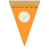 シンプルキュートカボンプキンパイ秋秋の感謝祭 バンティングフラッグ (第2の旗)