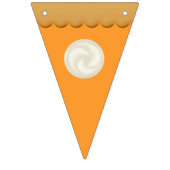 シンプルキュートカボンプキンパイ秋秋の感謝祭 バンティングフラッグ (第1の旗)