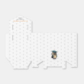 シンプルキュートグラード新学期フクロウ水玉模様 フェイバーボックス (折り畳みなし)