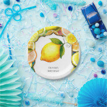 シンプルキュートレモン誕生日