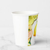 シンプルキュートレモン誕生日 紙コップ (右)