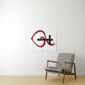 シンプルキリスト教十字架 タペストリー (インサイチュ(横))