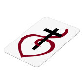 シンプルキリスト教十字架 マグネット (左側)