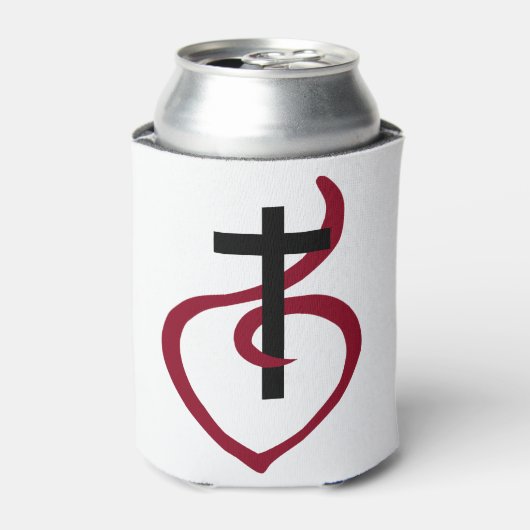 シンプルキリスト教十字架 缶クーラー (缶正面)