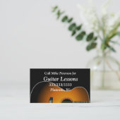 シンプルギター基本レッスン 名刺 (スタンド正面)