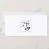 シンプルギフトモダンカード証明書の追加ロゴ (裏面)