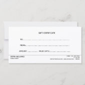 シンプルギフトモダン券ギフトカード (裏面)