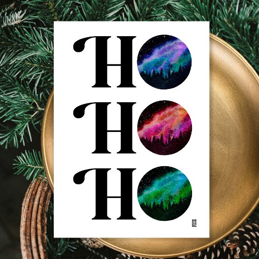 シンプルギャラクシー・ボールドHO HO HO クリスマス