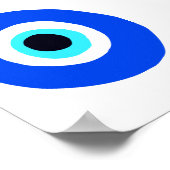 シンプルギリシャ目の記号 ポスター (角)