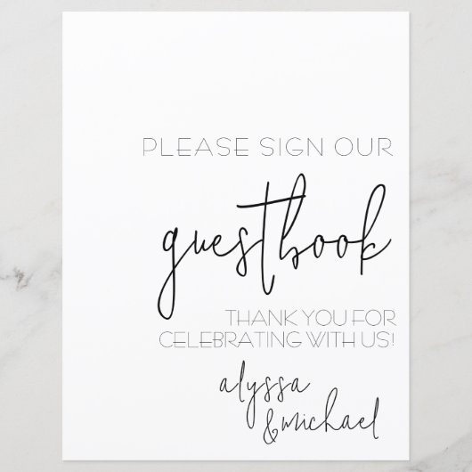 シンプルクアインシンプルトゲストブック (正面)