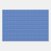 シンプルクマの形状と木とハート休日 ラッピングペーパーシート (正面3)