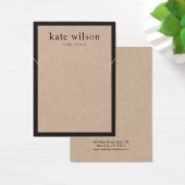 シンプルクモダンラフトネックレスディスプレイカード (デスク)