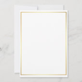 シンプルクラシックエレガント招待状 招待状 (裏面)