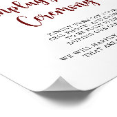 シンプルクラシックカラフルフローラ抜き式 ポスター (角)