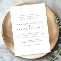 シンプルクラシックスクリプト白黒結婚の