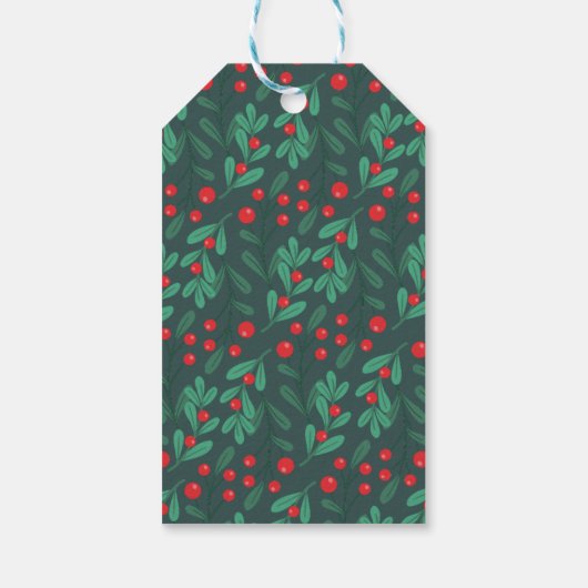 シンプルクラシックフローラギフトラベル ギフトタグ (裏面)