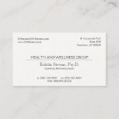 シンプルクラシックプロフェッショナルアポイントメントカード 予約カード (正面)