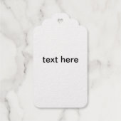 シンプルクラシックミニマルハッピーバースデーギフトラベル ギフトタグ (裏面)