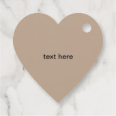 シンプルクラシックミニマルハッピーバースデーギフトラベル フェイバータグ (裏面)