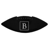 シンプルクラシックモノグラム |白い文字 アメリカンフットボール (パネル)