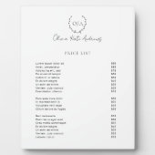 シンプルクラシックリースエレガント フォトプラーク (正面)