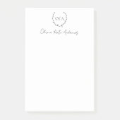 シンプルクラシックリースエレガント ポストイット (正面)