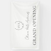 シンプルクラシックリースエレガント 横断幕 (縦)