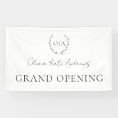 シンプルクラシックリースエレガント 横断幕 (横)