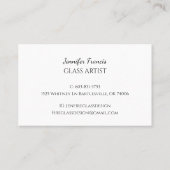 シンプルクラシック両面名刺 名刺 (裏面)