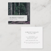 シンプルクラシック写真立て スクエア名刺 (正面/裏面)