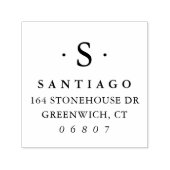 シンプルクラシック差出人住所 セルフインキングスタンプ (デザイン)