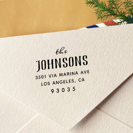 シンプルクラシック差出人住所 セルフインキングスタンプ