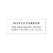 シンプルクラシック差出人住所 ラバースタンプ (インプリント)