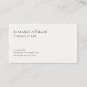 シンプルクラシック弁護士 名刺 (正面)