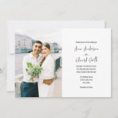 シンプルクラシック結婚式招待状 招待状 (正面)