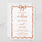 シンプルクラシック結婚式招待状 招待状 (正面)