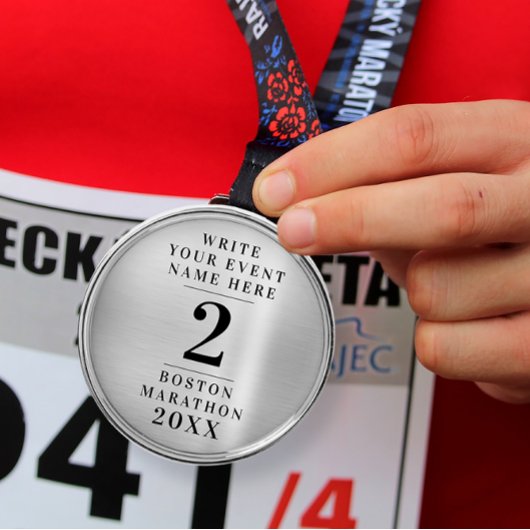 シンプルクラシック銀メダル大会第2位 メタルオーナメント