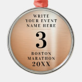 シンプルクラシック銅メダル大会第3位 メタルオーナメント (正面)