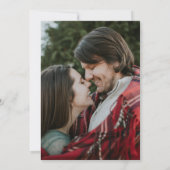 シンプルクラシックChristmas We Do Photo 結婚. 招待状 (裏面)