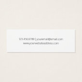 シンプルクラシーブラック文字オンホワイト (裏面)