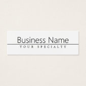 シンプルクラシーブラック文字オンホワイト (正面)