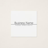 シンプルクラシーブラック文字オンホワイト (正面)