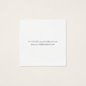 シンプルクラシーブラック文字オンホワイト (裏面)