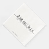 シンプルクラシーブラック文字オンホワイト (コーナー)